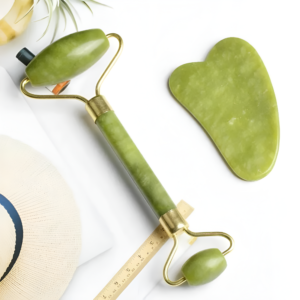 Jade Roller and Gua Sha Facial Tool Set