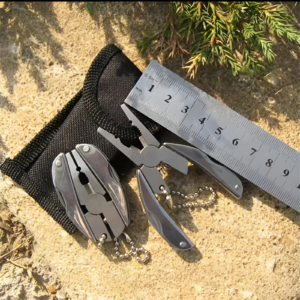 Mini Folding Multitool Pliers Keychain
