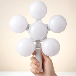 Handheld 5-Head Folding Solar Light
