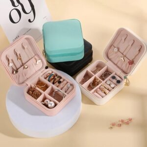 Portable Mini Travel Jewelry Organizer Box