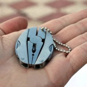 Mini Folding Multitool Pliers Keychain